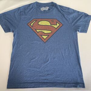Old Navy T-Shirt Superman Collectabilitees Men M Blue Short Sleeve Crewneck Tee